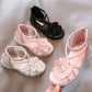 Girls' Roman Shoes  Summer Sandals  Princess Shoes  Korean Version  Children's Soft-soled Open-toed Beach Shoes