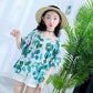 Girls' Summer Clothes Cotton Suit Western Style Children's Suit Two-piece Suit Summer Children's Fashionable Clothes
