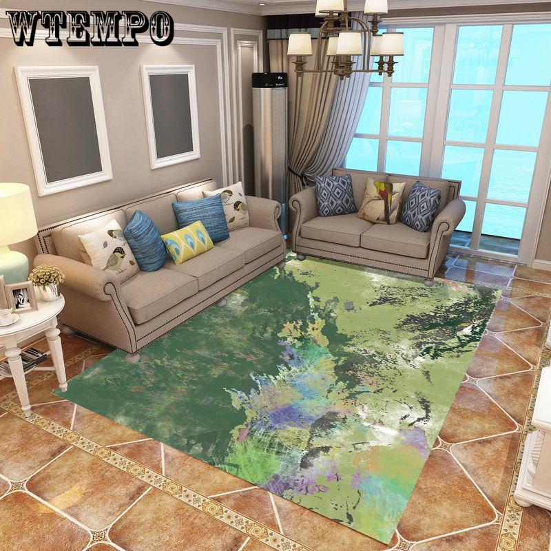 Modern Nordic Style Carpet for Living Room Rectangle Geometric Home Area Rugs Anti-slip Large Carpet