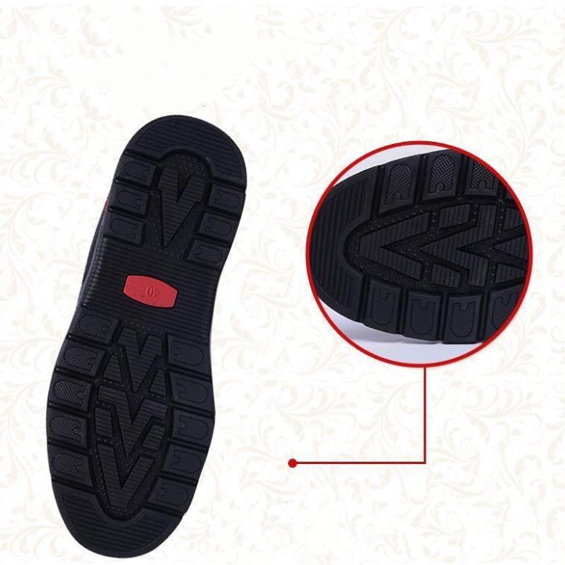 Winter Plus Velvet Thick Men's Cotton Shoes Thick-soled Non-slip Men's Casual High-top Warm Cotton Shoes Dad Shoes
