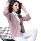 Autumn and winter loose thick knit cardigan women short solid color sweater coat