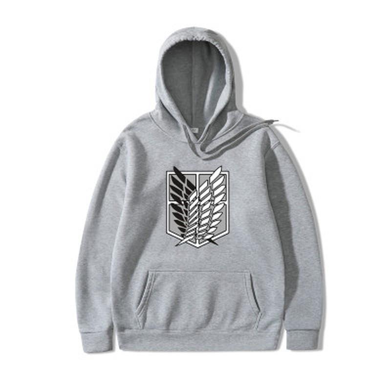 Japanese Anime Graphic Hoodies Attacking Titan Kawaii Attack on Titan Harajuku Sweatshirt 11 Colors