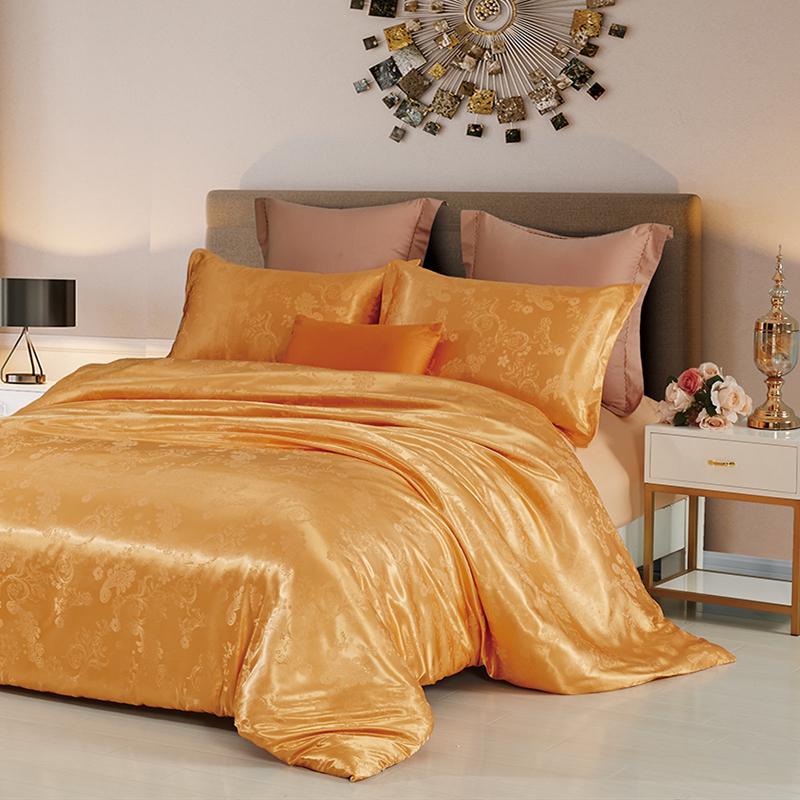 4pcs Home Bedding Set Luxury Jacquard Bedding Set Queen Size Duvet Cover Set Bedlinen Quilt Cover