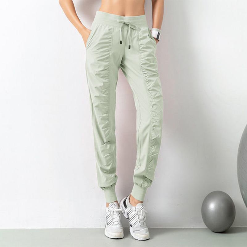 High Waist Slim Sports Trousers Women's New Closed-mouth Tight-fitting Loose Quick-drying Casual Pants Fitness Clothes Running Pants Breathable