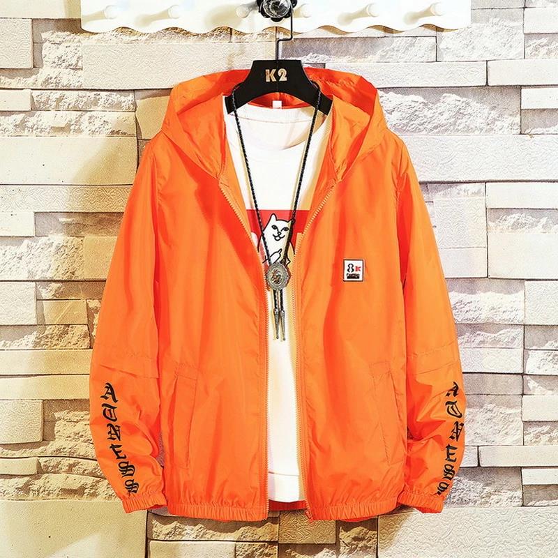 Sun Protection Clothing Men's Jacket Ultra-thin Breathable UV Protection Men's Skin Clothing Summer Outdoor Windbreaker Men