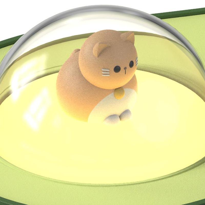 210ml Cartoon Avocado Air Humidifier Car USB Aroma Diffuser Indoor Mini Sprayer Mute Air Purifier