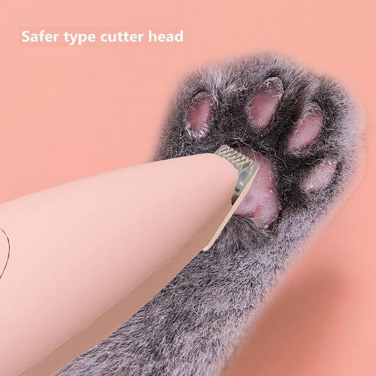 Cat Shaving Foot Hair Trimmer Pet Shaving Trimmer Dog Foot Mute Electric Clippers No Noise Pet Hair Clipper Pet Hair Gloves Dogs Matted Hair Remover