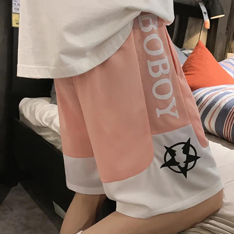 Basketball Shorts Men's Summer Thin Hip-hop Five-point Pants Trend American Loose Ice Silk Sports