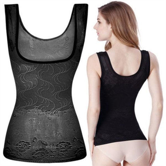 Fat Burning Slimming Clothes Postpartum NoTrace Body Vest Women Abdomen Body Underwear Plastic Shirt