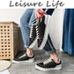 Canvas Fabric Man Sneakers Shoes Slip Resistance Autumn Luxury Men's Casual Shoes Flats Male Vulcanize Shoes Men