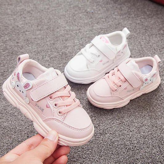 Baby Sports Shoes  1-5-year-old Girls' Net Red Bear Shoes Spring and Autumn Single Shoes Small and Medium-sized Shoes