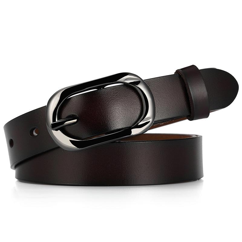 Belt black pin buckle fashion adult casual belt unisex