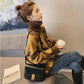 Pullover Net Red Sweater  Loose-fitting Sweater Top Winter Turtleneck Women's Leopard