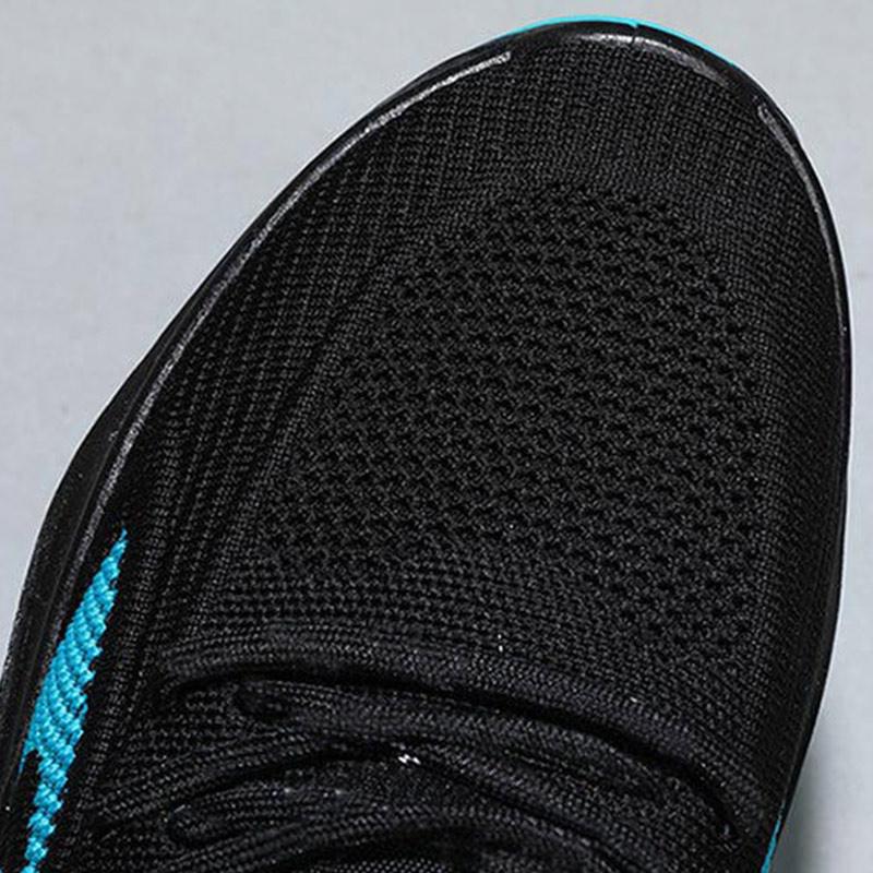 Men's Shoes Spring and Autumn Breathable Deodorant Leisure Sports Shoes Ultra-light Running Shoes Trend All-match Flying Woven Men's Shoes