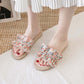 Flower Fairy Sandals and Slippers for Women's Outer Wear Summer Fashion All-match Beach Shoes
