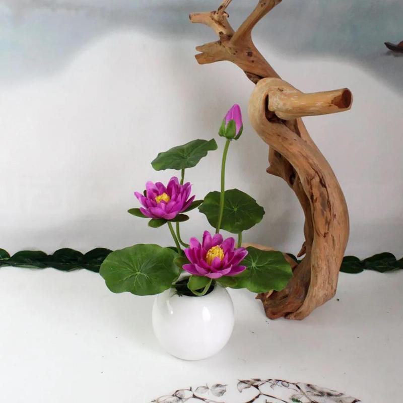 Artificial Lotus Artificial Flowers Decorative Flowers for Home Decoration