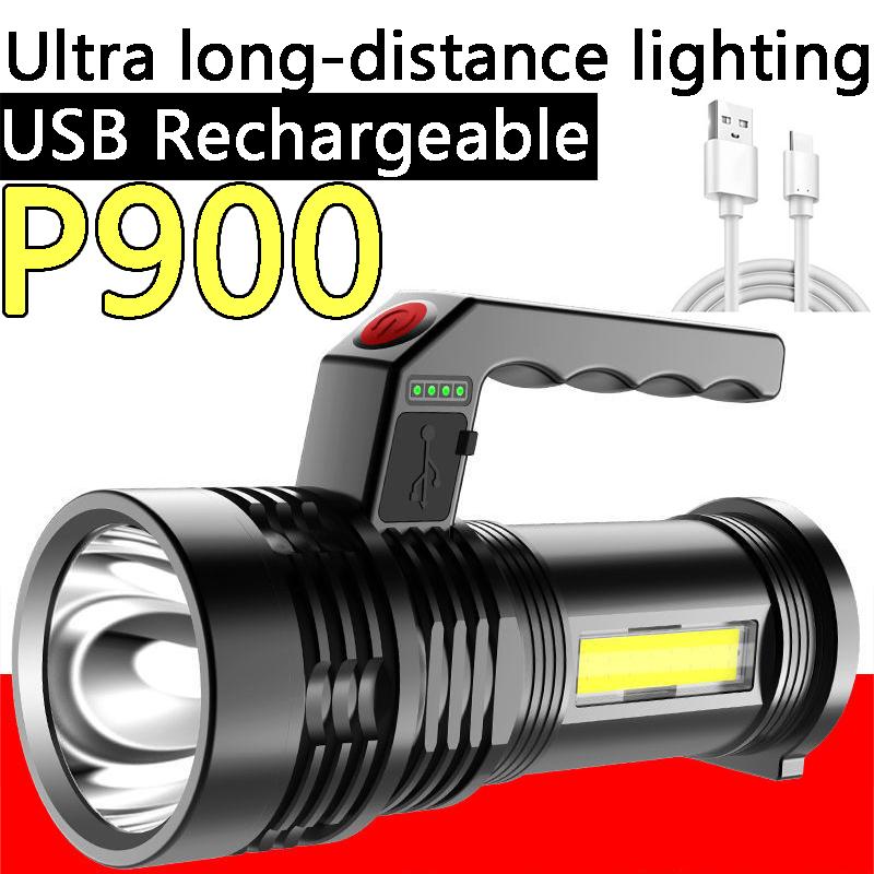 Portable Flashlight Strong Light Rechargeable Outdoor Ultra-bright Long-range Portable Lamp Searchlight
