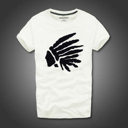 Short-sleeved T-shirt Men's Spring and Summer Brushed Plus Size Bottoming Shirt All-match Cotton Youth Shirt
