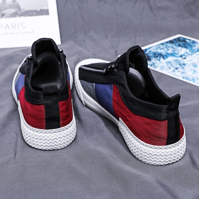 Men's Slip-on Lazy Sneakers Trendy All-match Old Beijing Cloth Shoes Summer Casual Canvas Shoes