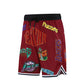 Trend New Season Basketball Comic Pants Men's Sports Running Street Ball Shorts Training Loose Knee-length Shorts