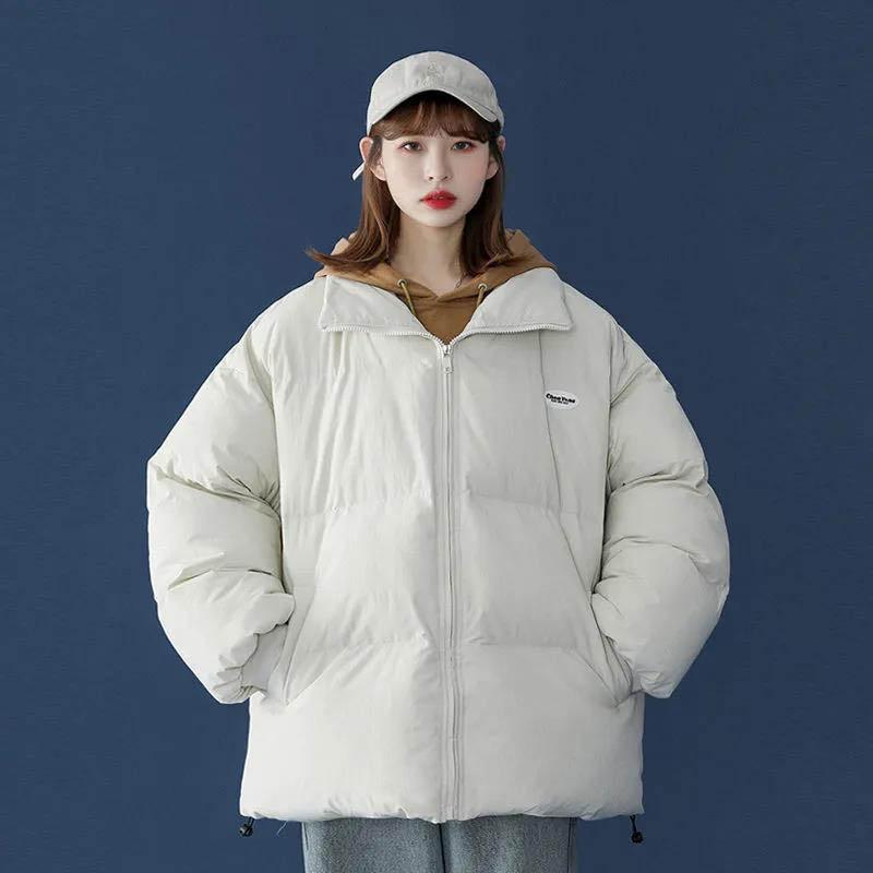 Cotton-padded Clothes Women's Trendy Winter Korean Style Loose Short Bread Jacket