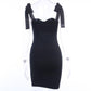 European American Style Sexy Sling Dress Female Summer Slim Pure Color Folds Hip Skirt Was Thin Short Skirt