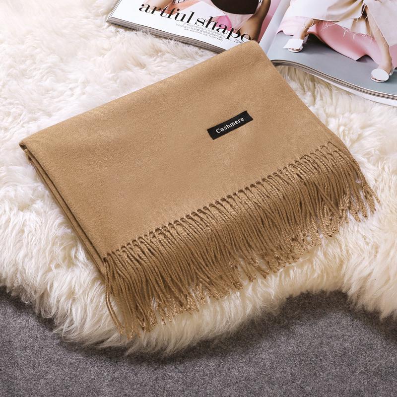 Women Scarf Cashmere Scarves Ladies Shawl Wrap Autumn Winter Pashmina Unisex Scarf