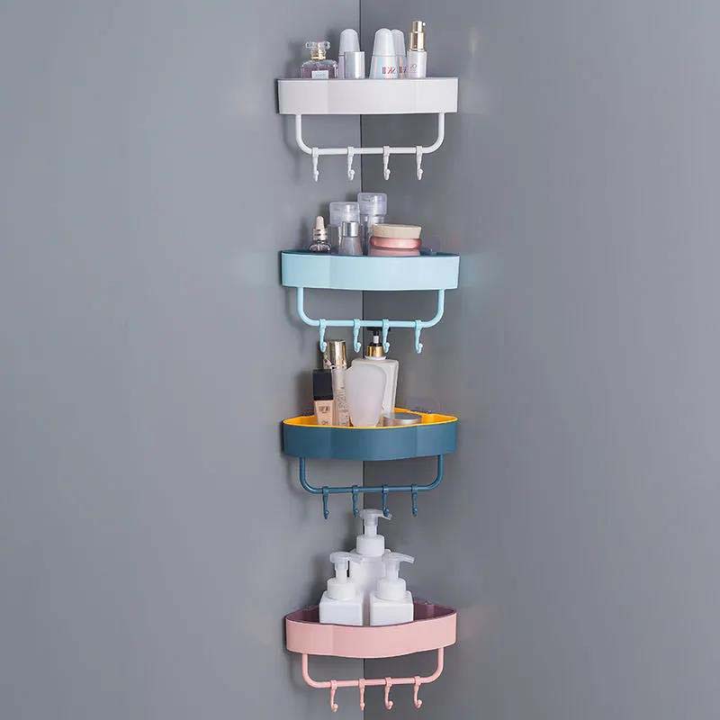 Multi-function Triangle Shelf Bathroom Kitchen Bathroom Wall Storage Rack
