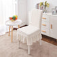 Thick Solid Jacquard Chair Covers Spandex for Wedding Dining Room Office Banquet Housse De Chaise Chair Cover