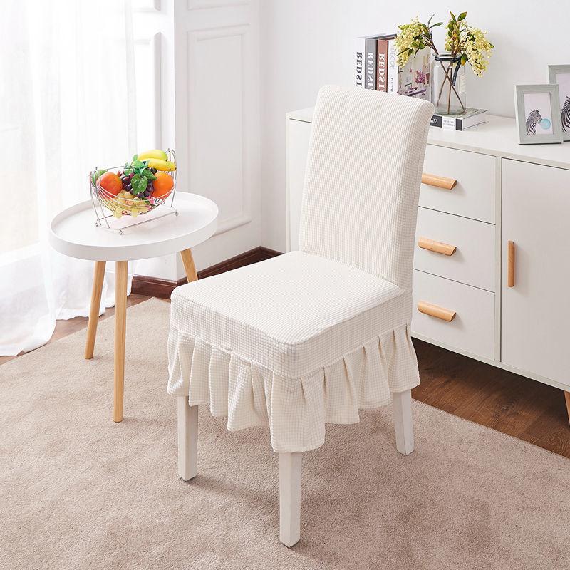 Thick Solid Jacquard Chair Covers Spandex for Wedding Dining Room Office Banquet Housse De Chaise Chair Cover