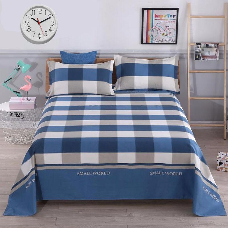 Thick Bed Sheet Single Dormitory Double Bed Single Three-piece Set Tatami Bed Sheet Two Pillowcases Washable and Easy To Fold Anti-static