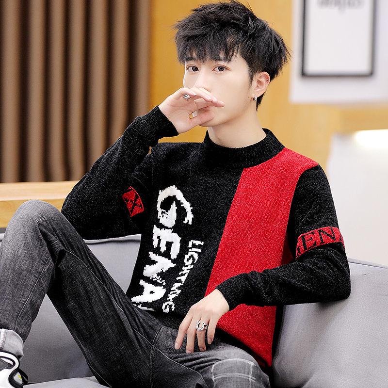 Winter Thick Sweater Men Long Sleeve Slim Fit Knitting Men's Warm Christmas Sweater Casual Pullover