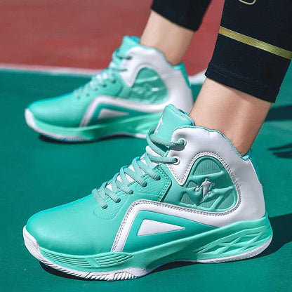 Size 36-44 Men Leather Sneakers Wear-resistant Basketball Shoes Deodorant Comfortable Running Shoes