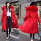 One-coat Three-wear Pie To Overcome Women's Long Winter Padded Padded Jacket