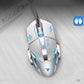Wired Gaming Mechanical Computer Desktop Notebook Mouse Silver Eagle Gaming Mouse