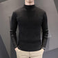 Men's Half Turtleneck Sweater Men's Thick Autumn and Winter Slim Sweater Korean Casual Pullover Mid-neck Knitted Bottoming Shirt