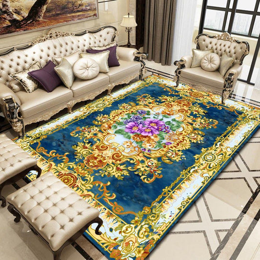 European Palace Carpet Livingroom Bedroom Area Rugs Persian Retro Rug Large Parlor Hallway Floor Mat