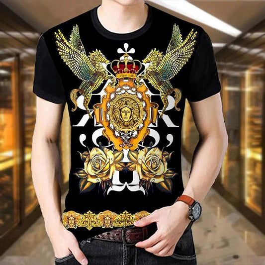 3D Printing Pullover Youth Shirts Casual and Comfortable T-shirt Fashion Personality Half Sleeve Tees Trend Clothing