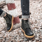 Martin Boots Men Leather Shoes Retro Military Boots Men's Waterproof Desert Boots Tide Men's Boots