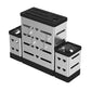 Multi-function Wall-mounted Kitchen Stainless Steel Storage Shelves Cutter Spoon Storage Rack