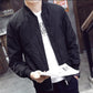 Spring and Autumn Men's Big Pocket Thin Coat Baseball Uniform Jacket Youth Student Solid Color Wild Sports Jacket