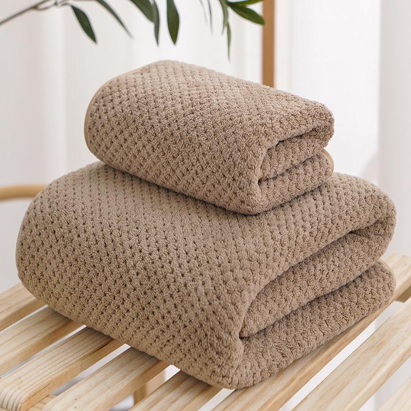 Coral Fleece Is Skin-friendly Softer and Larger Towel Bath Towels Are More Absorbent Than Pure Cotton No Fading No Hair Loss Bathing for Adults