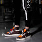 Plus Size39-45 Men Sneakers Leather Breathable Shockproof Running Basketball Shoes Non-slip Shoes