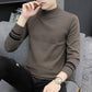 Fashion Brand Sweater Man Pullovers Warm Slim Fit Jumpers Knitwear Woolen Autumn Casual Mens Clothes