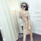 Spring and Autumn Fashion Sexy Jacket Korean Slim Dress V-neck Long Sleeve Halter Sweater