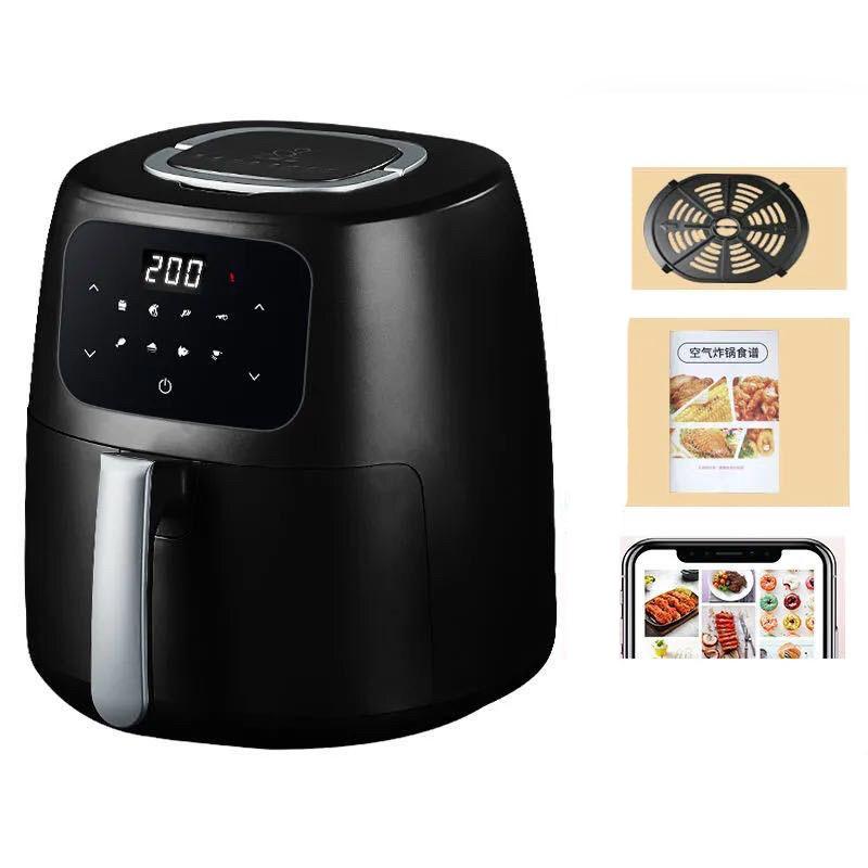 Household Multifunctional Air Fryer Automatic French Fries Machine Large Capacity Electric Fryer Without Oil Fume