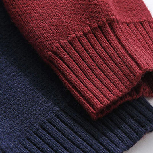 Autumn Winter  Women Fashion Mid-length Sweater Casual Knitting Sweater Round Neck Pullovers Loose Casual Long Sleeve Sweater