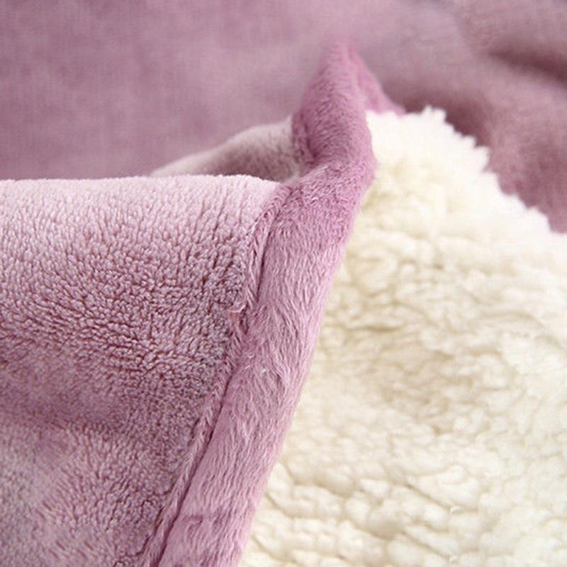 Autumn and Winter Coral Fleece Blanket Single Nap Blanket Office Air-conditioning Shawl Blanket Double Artificial Cashmere Multifunctional Blanket