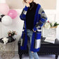 Autumn and Winter Sweater Loose Knit Mid-length Coat Fashion Simple Female Top