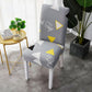 4PCS Elastic Printed Dining Chair Cover for Hotel Wedding Party Office Chair Covers Spandex Stretchable  Chair Cover